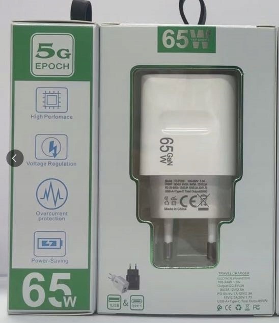 SZYBKA-Ladowarka-sieciowa-65W-PD-QC-3-0-USB-C-i-USB-A-zasilacz-do-telefonu-Stan-opakowania-oryginalne.jpg