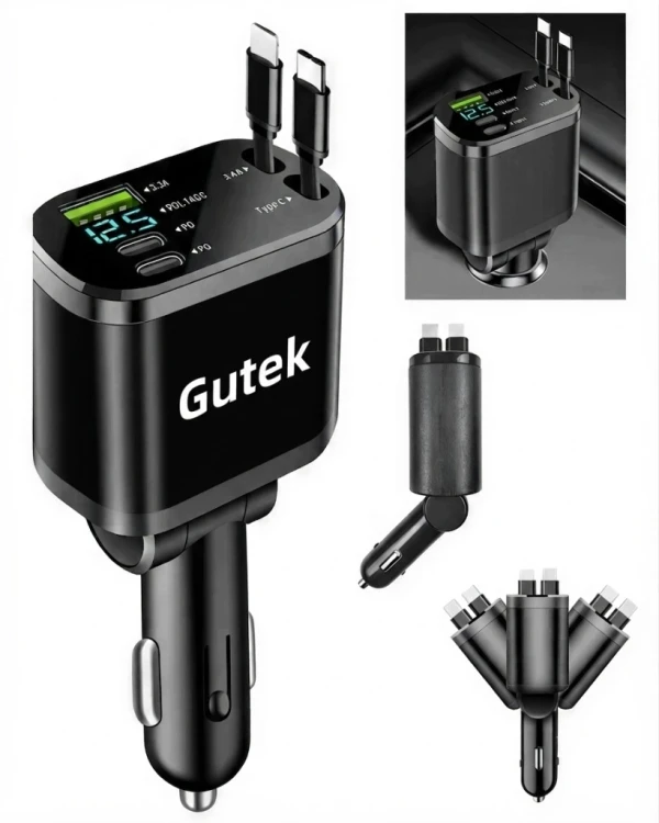 SZYBKA-Ladowarka-Samochodowa-GUTEK-Tester-Zwijak-120W-QC-5w1-USB-C-USB-A-Stan-opakowania-oryginalne.jpg